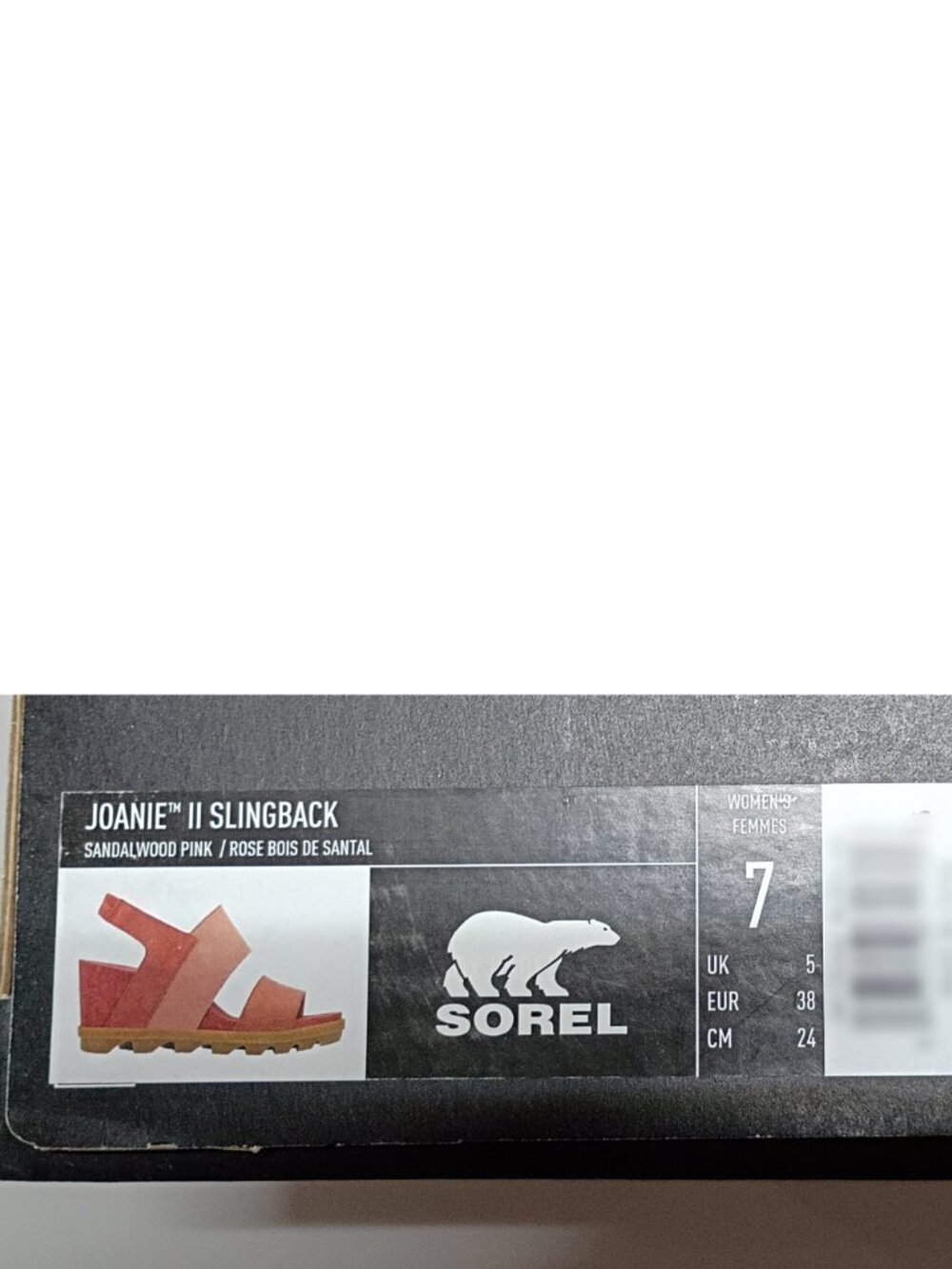 NEW Sorel Joanie II Sandals - 7 - Picture 8 of 8